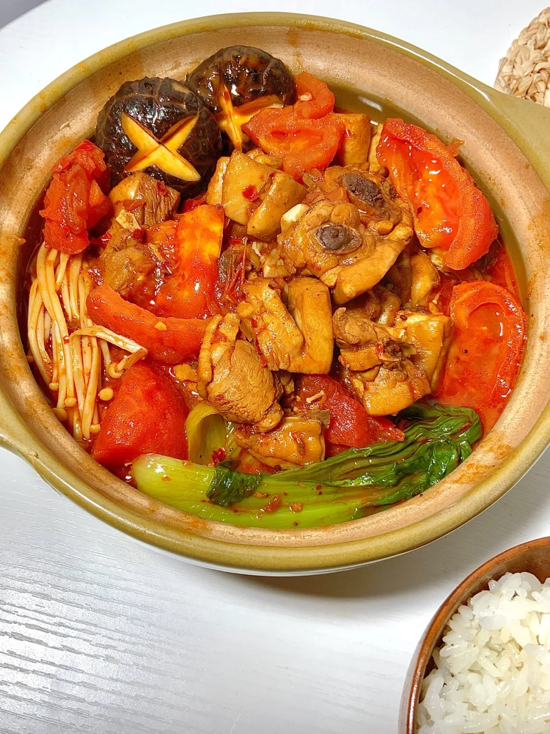 番茄火锅鸡｜绝啦❣️酸酸辣辣超级过瘾🌶️🥺