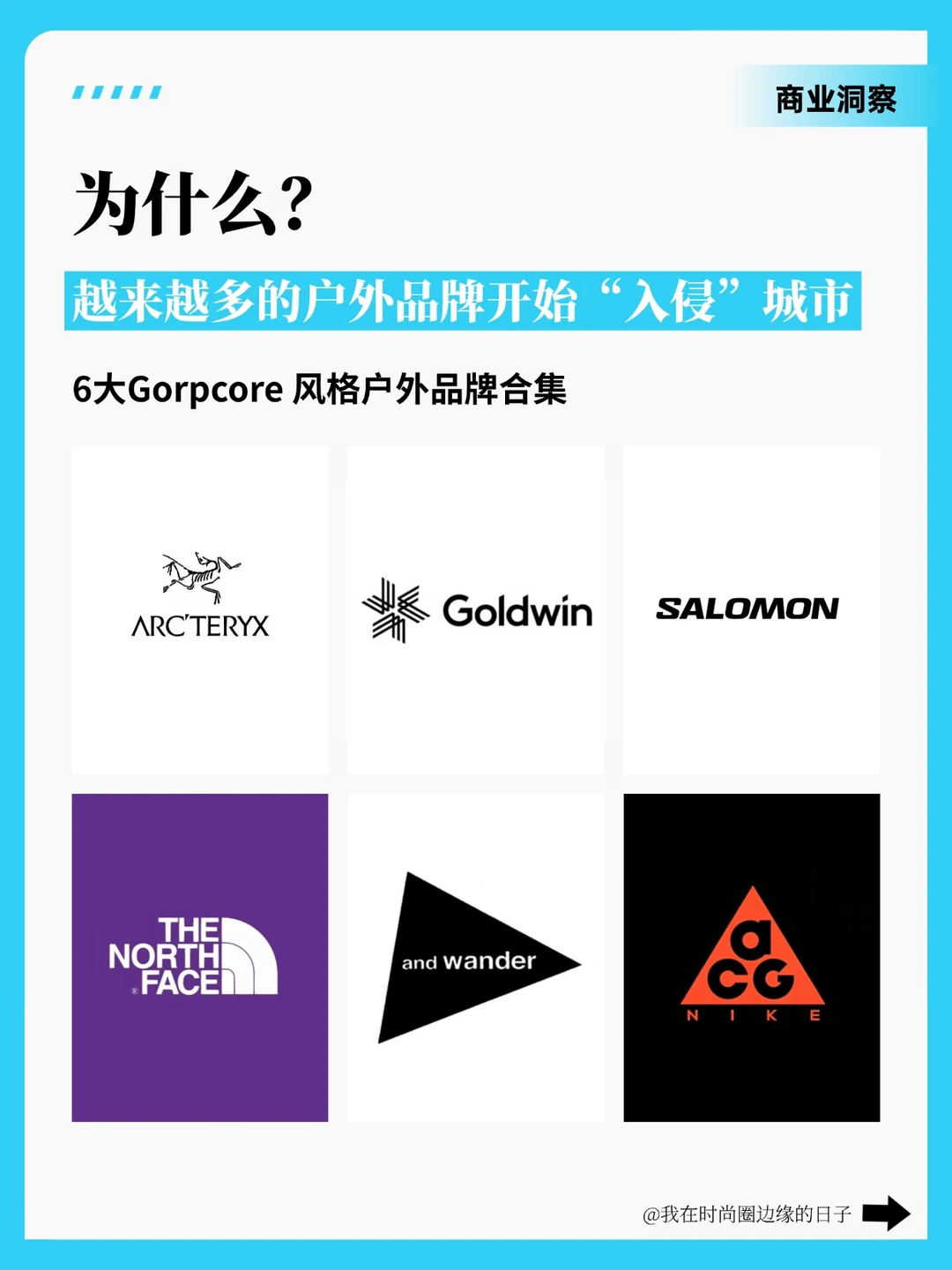 户外涌入城市？Gorpcore穿搭悄然出圈