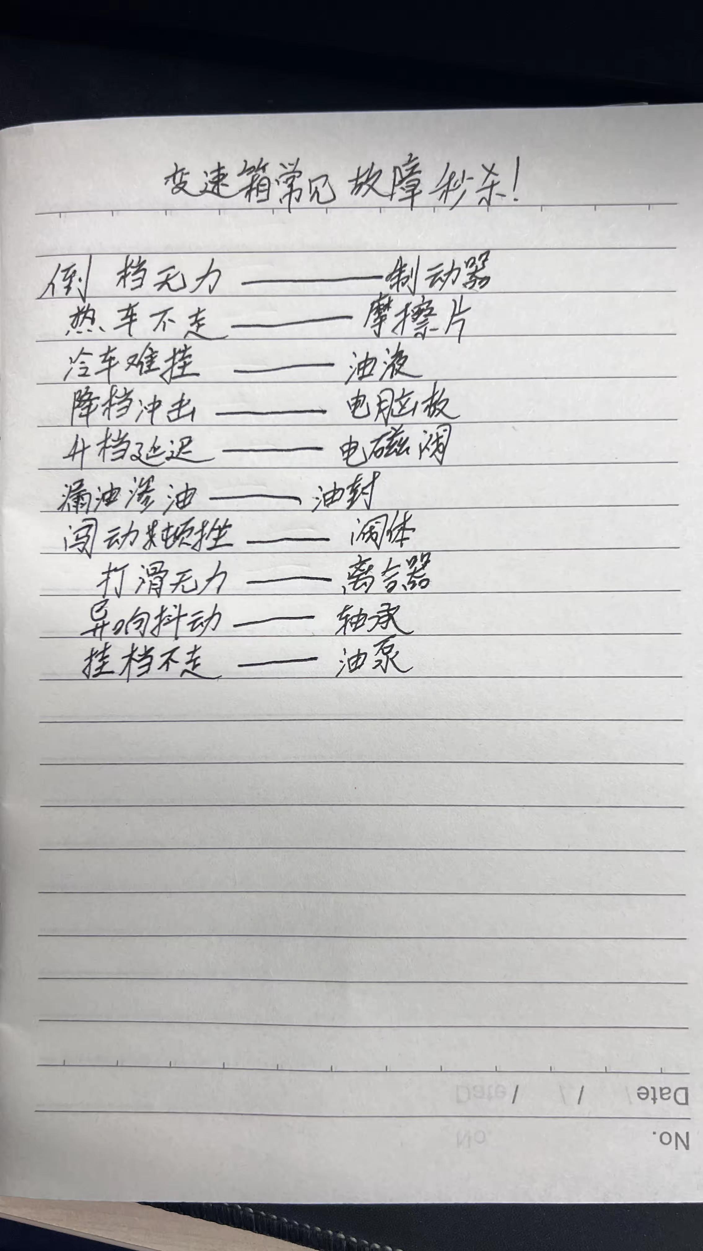 整理的变速箱常见故障，可收藏一下留着备用。变速箱 变速箱故障 变速箱维修 汽车维修