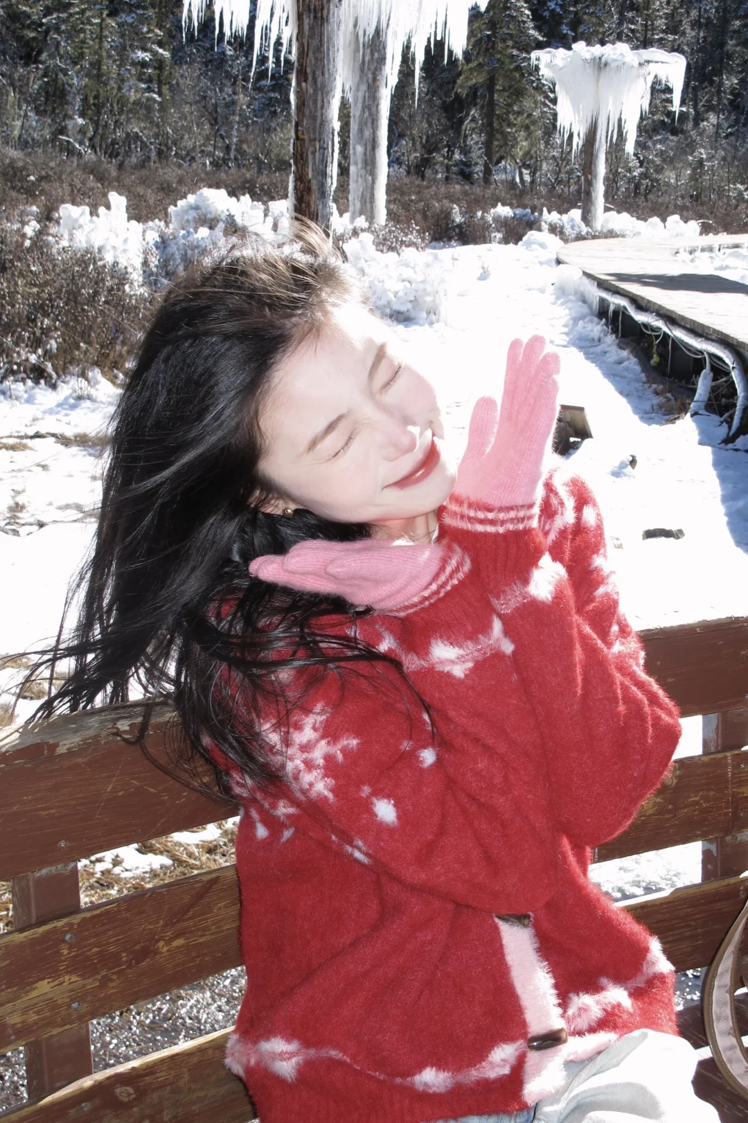 存一些雪景拍照📷姿势