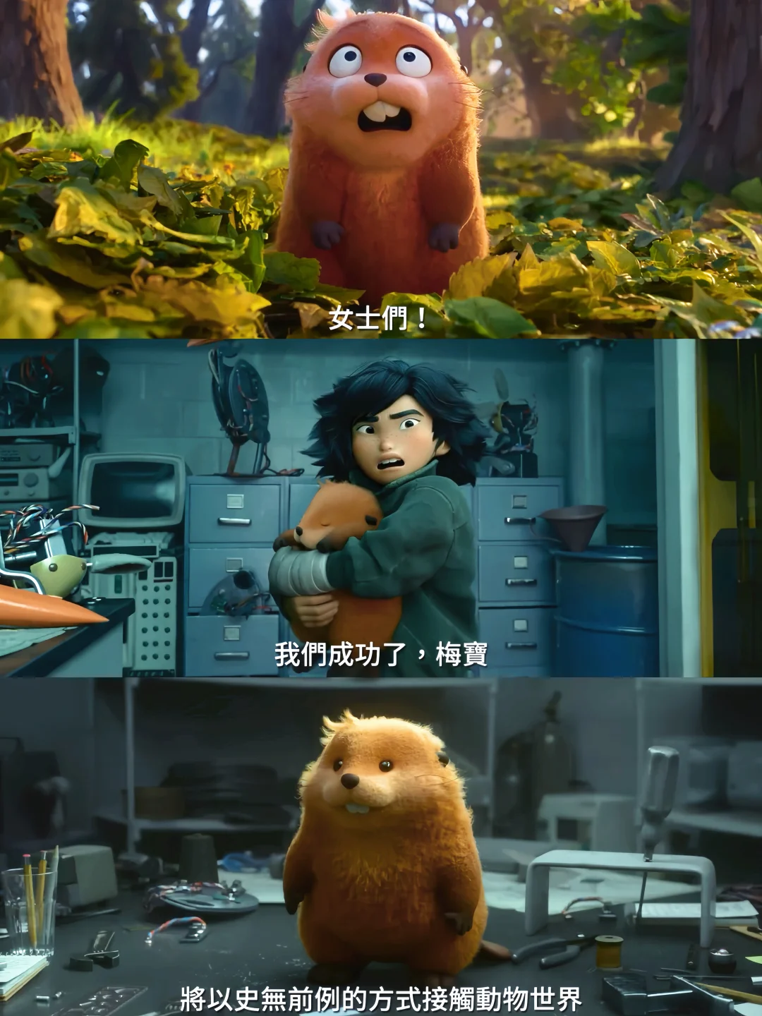 全员萌翻‼️这只河狸治愈我所有不开心