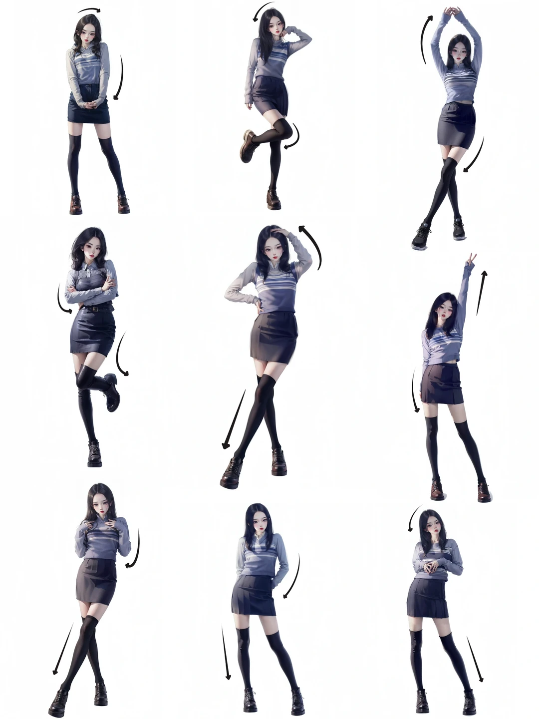 被吹爆的出游拍照姿势✅显高显瘦又好用！