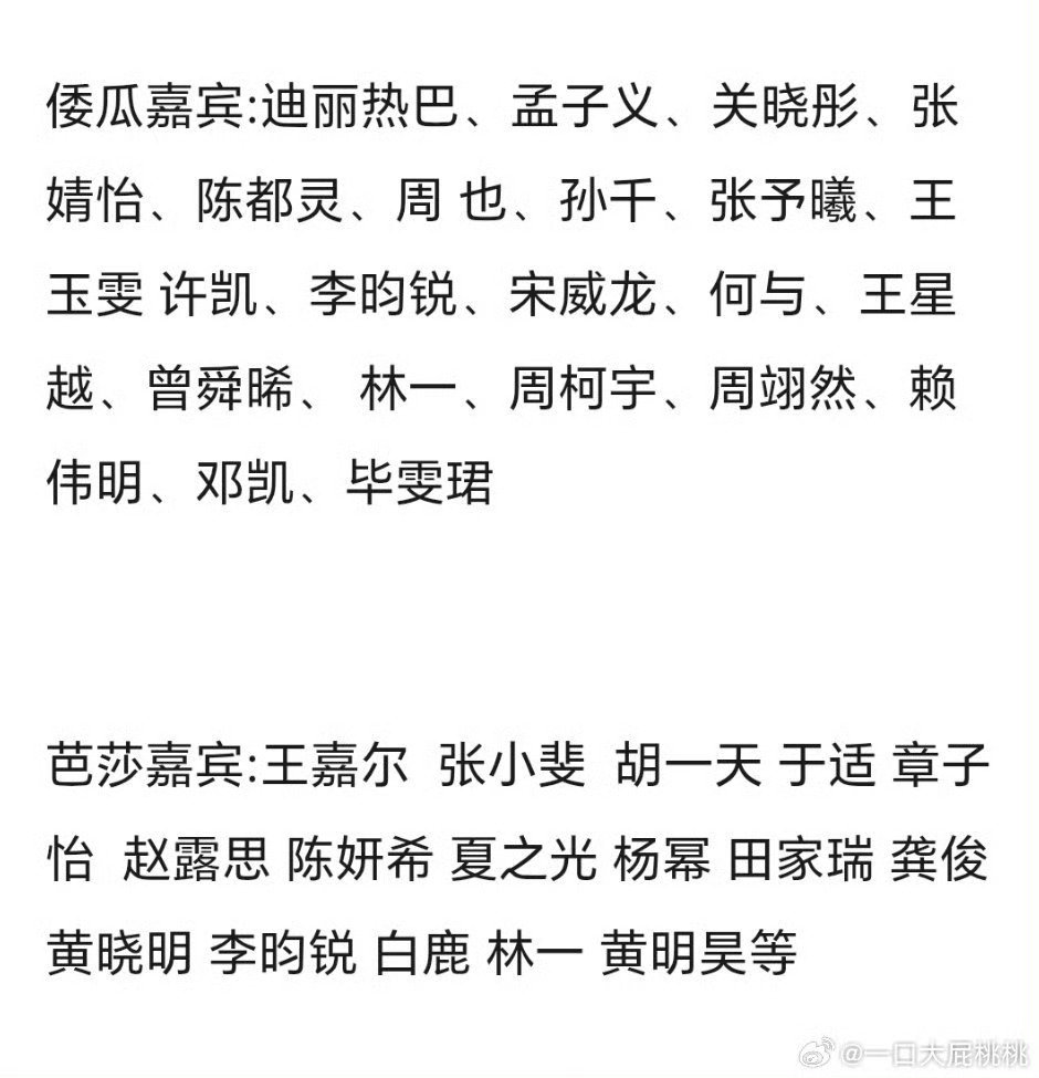 #娱乐[超话]##网传VOGUE芭莎阵容##VOGUE芭莎阵容# 阵容 ​