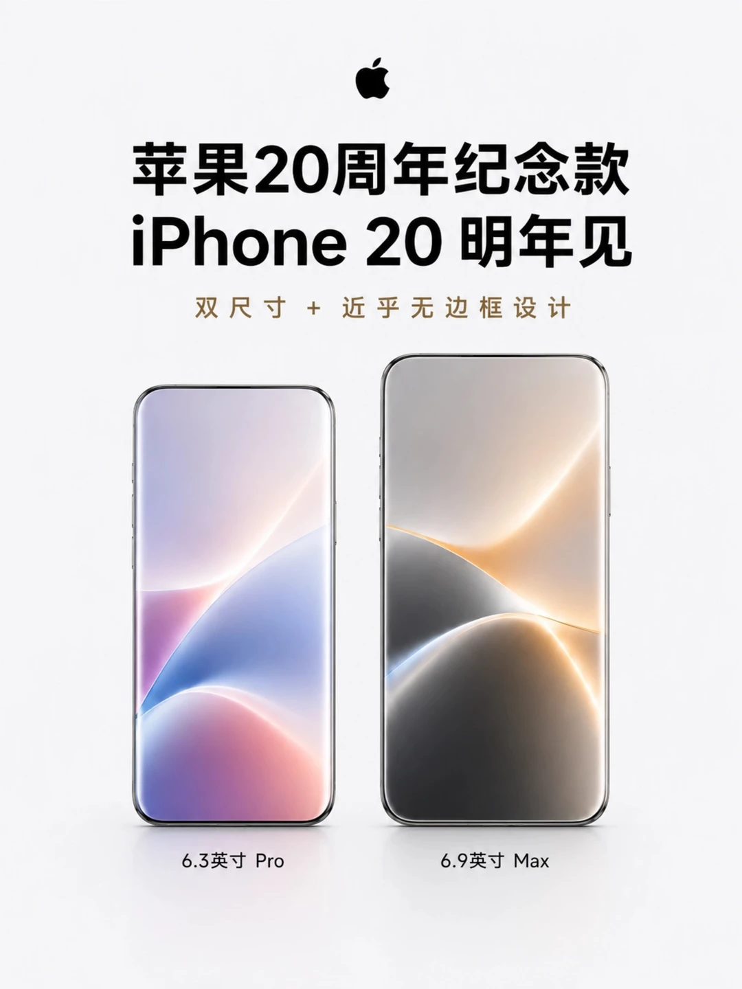 苹果来真的啊？20周年纪念款爆料