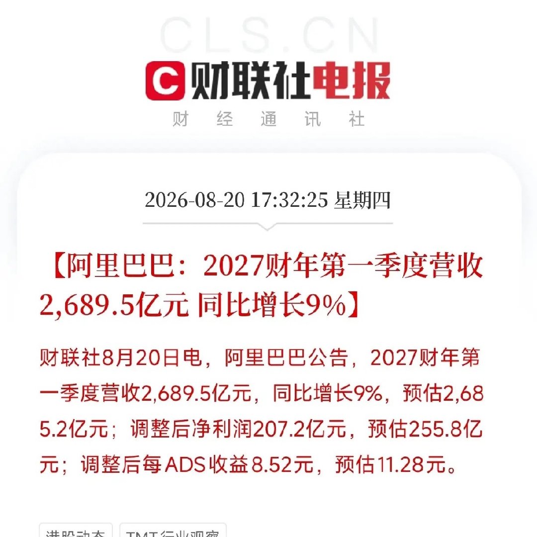 下午5点半，阿里财报发布，让市场从昨天全球科技股大幅波动的余震里清醒了

不是回购，不是喊话，而是实打实的数字：阿里云外部商业化收入同比大增45%，创下22个季度新高；经调整EBITA同比大涨133%，利润率直接到了12%；最狠的是，AI相关产品收入，连续第十二个季度实现三位数同比增长。

这指向了我们 ​