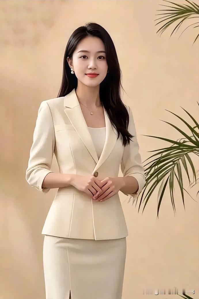 职场美女，气质典雅。