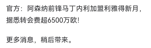 马丁内利正式加盟沙特