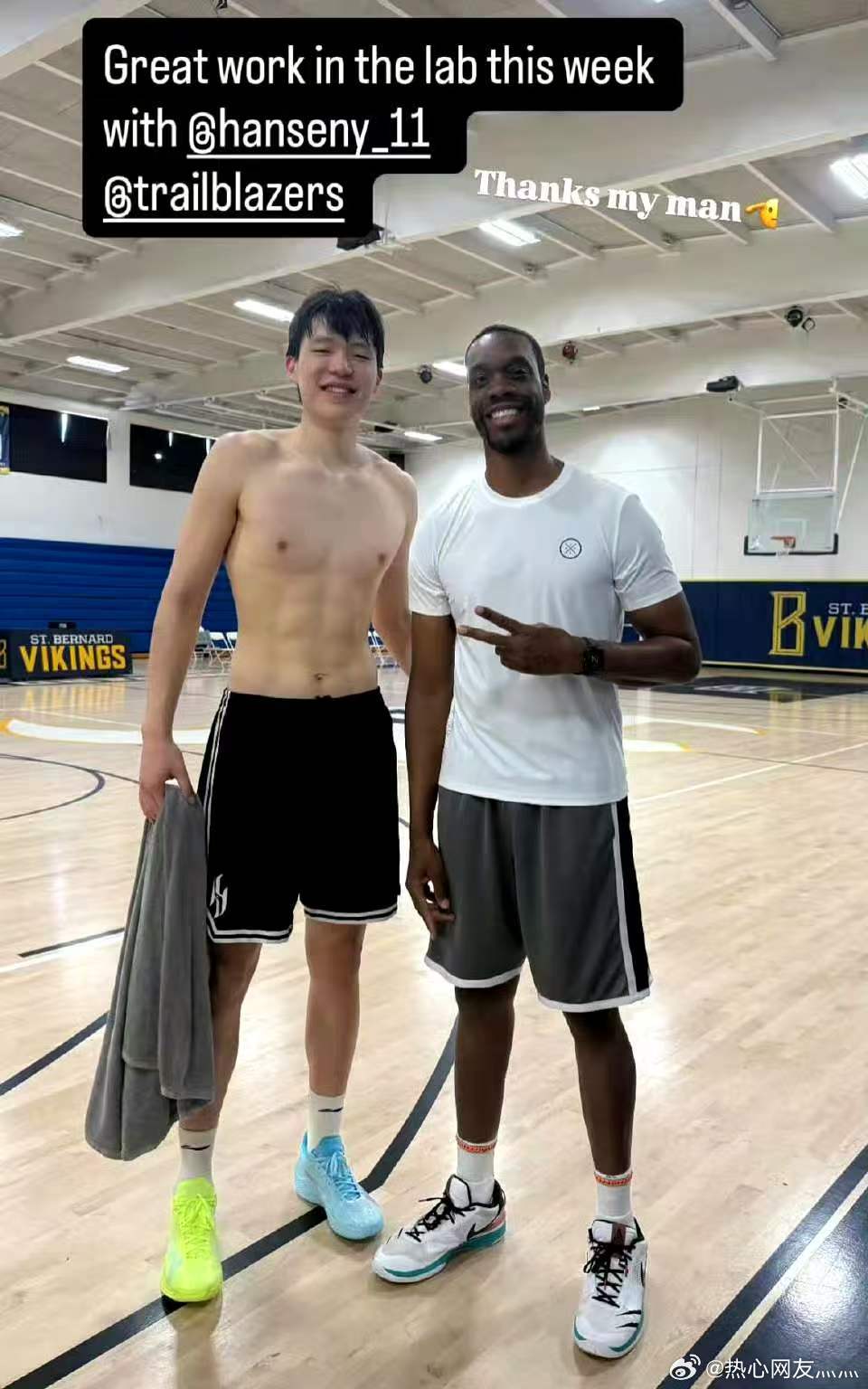 立刻投入高强度休赛期特训，现阶段训练状态喜人，后续成果值得期待。他前...