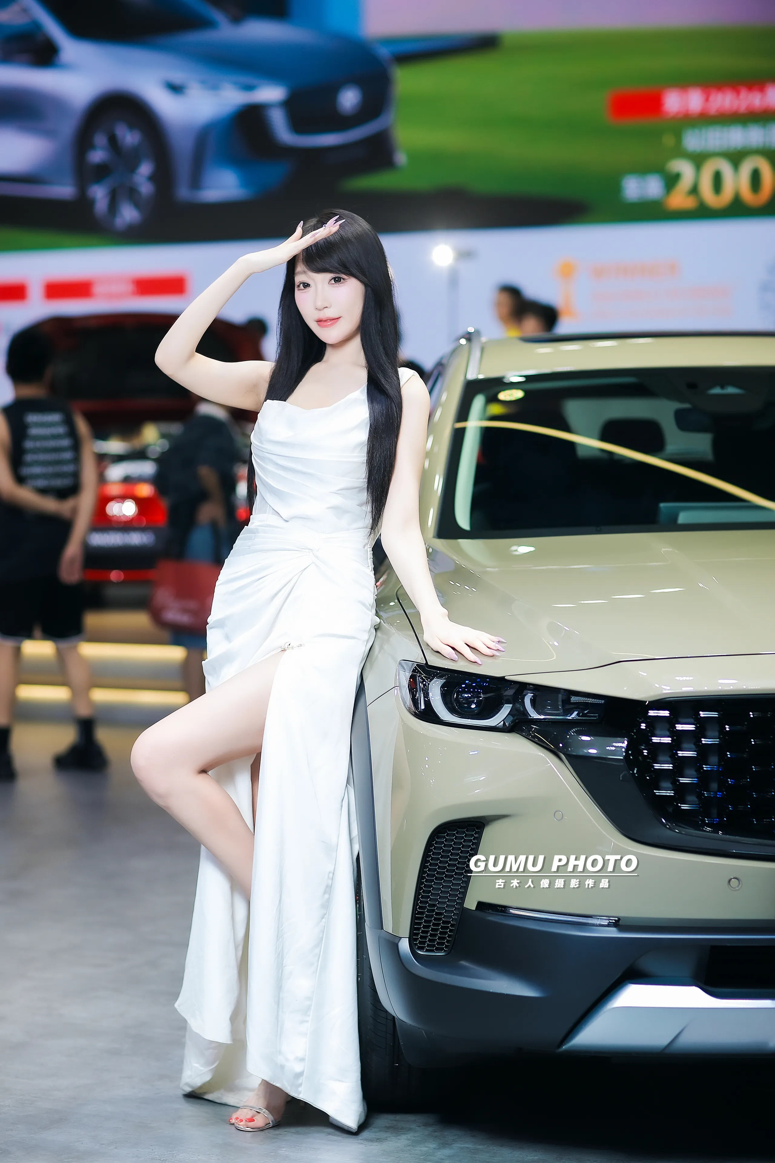 2026成都车展长安马自达展台模特