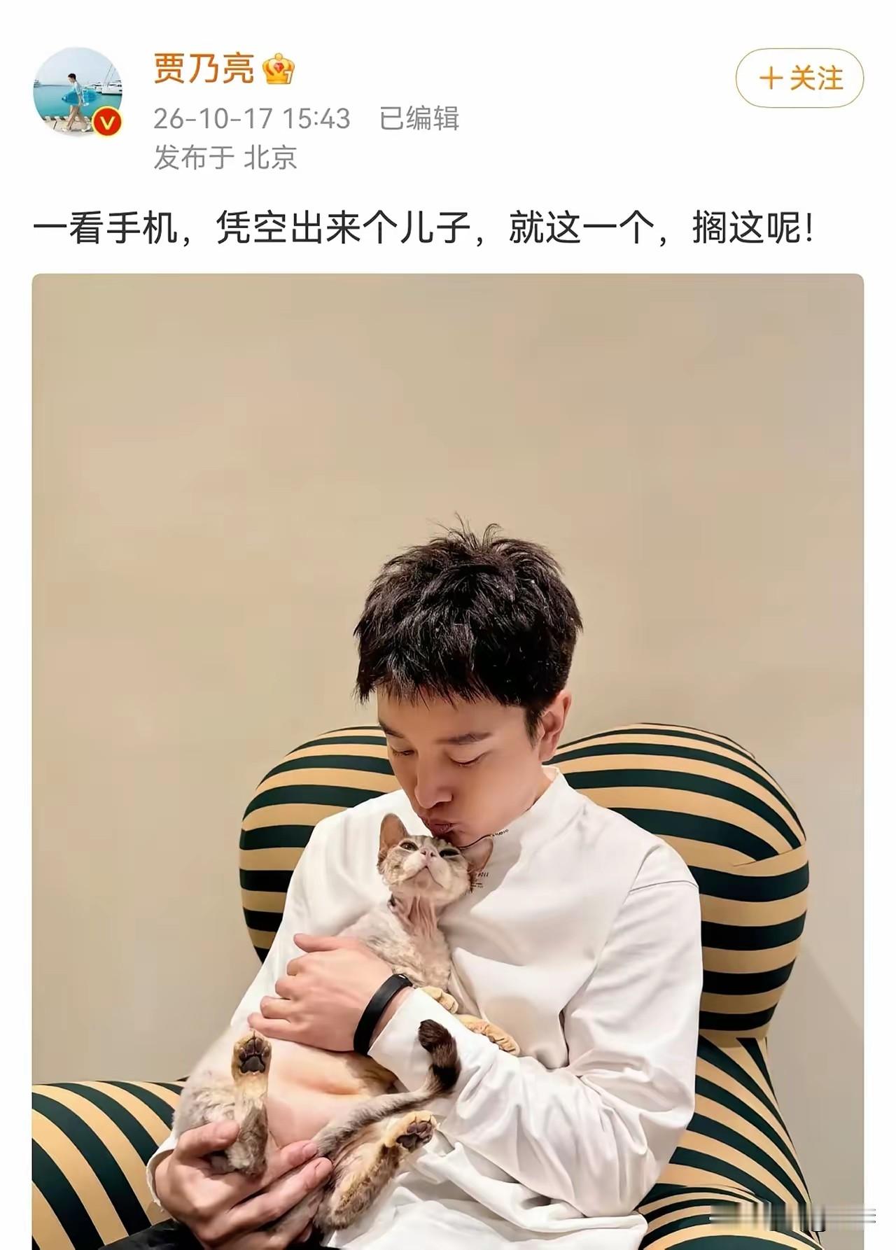 贾乃亮这事挺离谱的，爆料连个名字都没有，全靠“离婚”“直播”几个标签让人猜。 他晒猫否认，评论区都在笑。不过也有人嘀咕，之前黄子韬徐艺洋那事之后，内娱否认的可信度确实打了折扣。