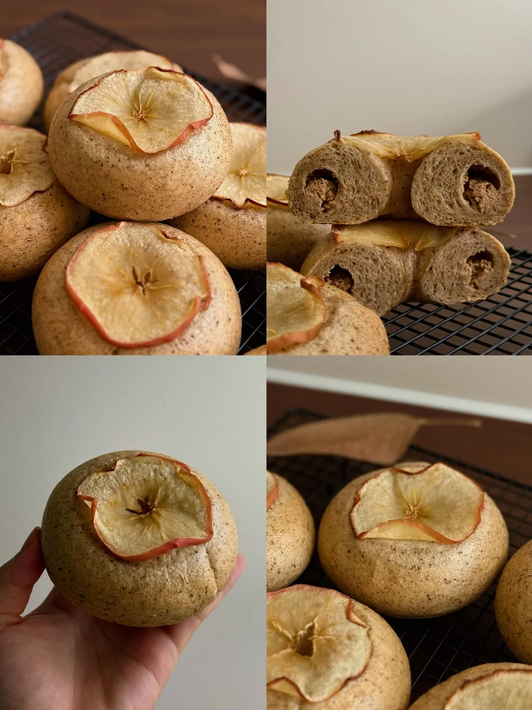 把秋天揉进面包里🍁红茶肉桂奶酪贝果