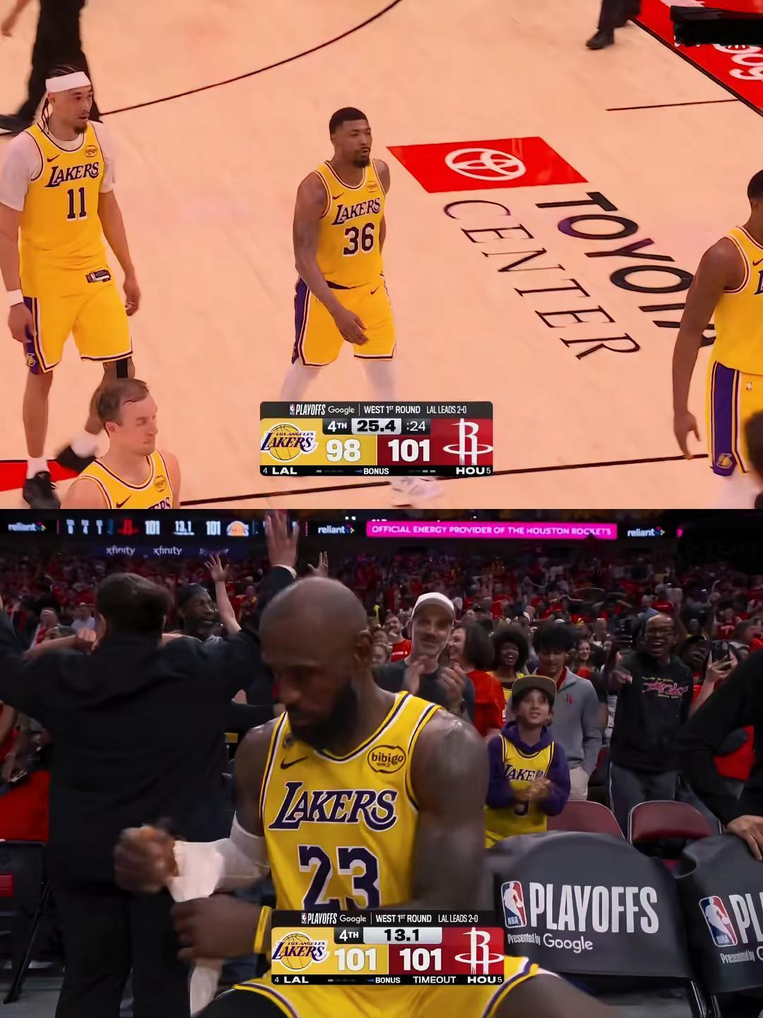 Goat ！！三分绝平！！3：0火箭刚哥牛逼