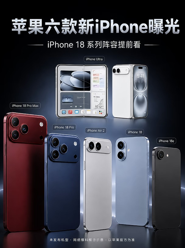 苹果下一代 iPhone 阵容藏不住了？