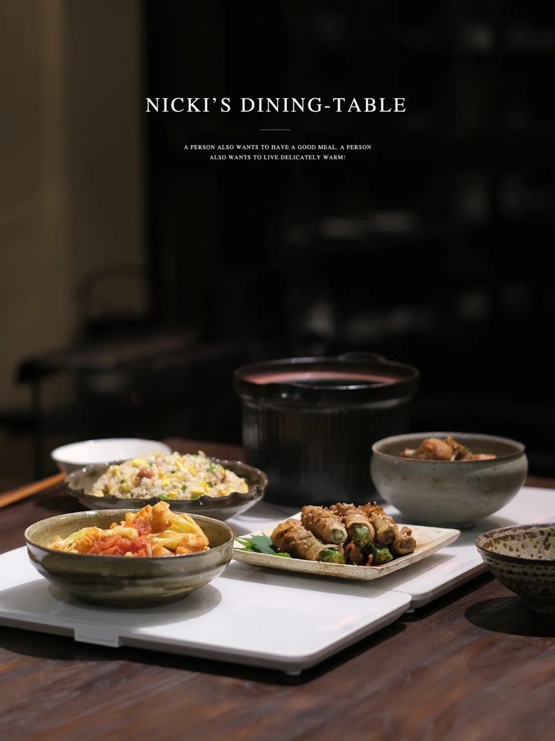 两个人的时令晚餐｜每天至少有一餐要好好吃