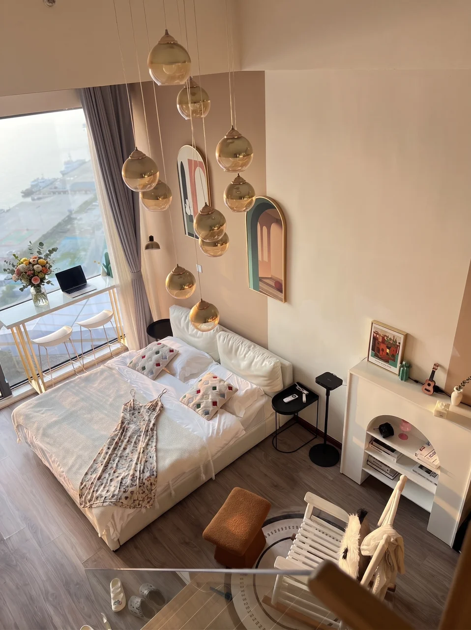 威海📍韩乐坊 100💰四人海景loft！值哭