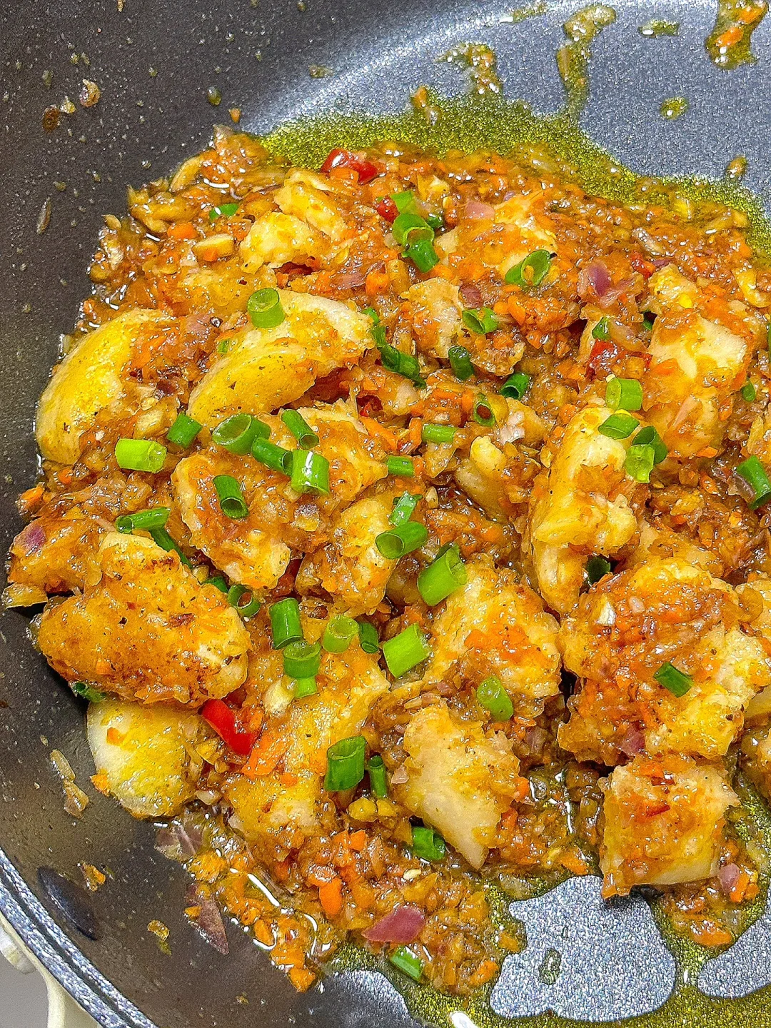 家庭版铁板虾滑！！Q弹可口好吃绝了~