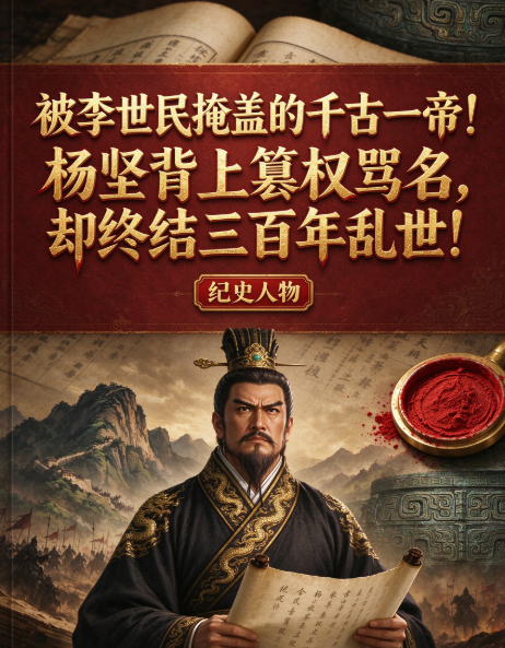 很多人都被教科书骗了！
说起隋文帝杨坚，大多数人的第一印象：外戚篡位、欺负孤儿寡母、捡来的江山。
可真正读懂历史才明白：他是被严重低估、被大唐掩盖的千古雄主！
如果没有杨坚，华夏或许还要再乱百年。

从东汉末年开始，魏晋南北朝整整280多年大分裂。
年年打仗、政权轮番洗牌，汉人流离失所、田地荒芜、十