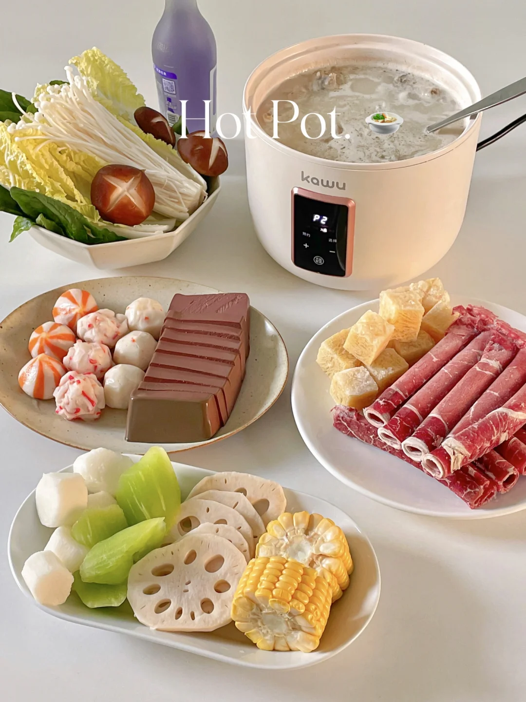 居家吃上猪肚鸡火锅真的感动到哭❤️‍🔥