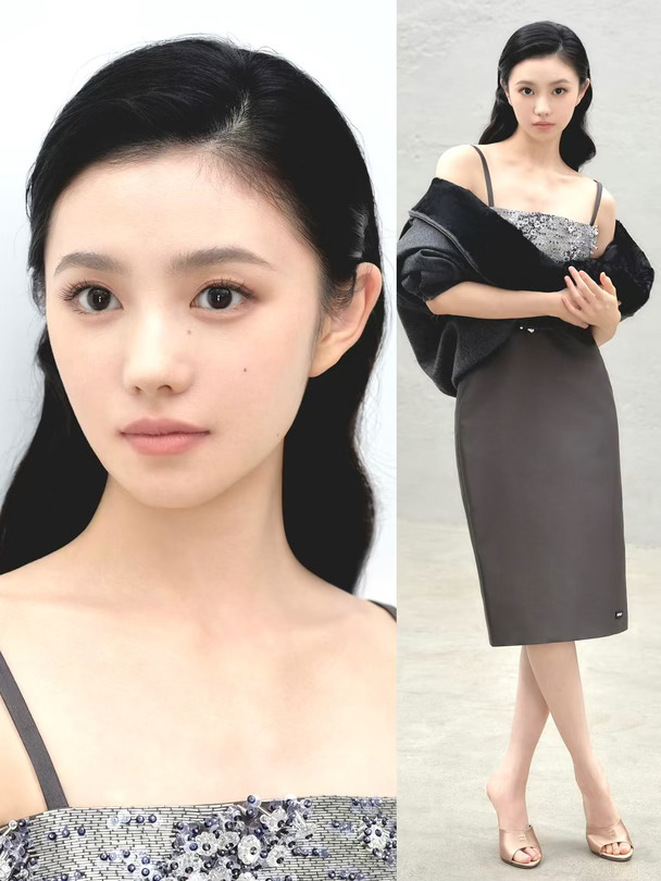 刘浩存miumiu这套造型好高级…