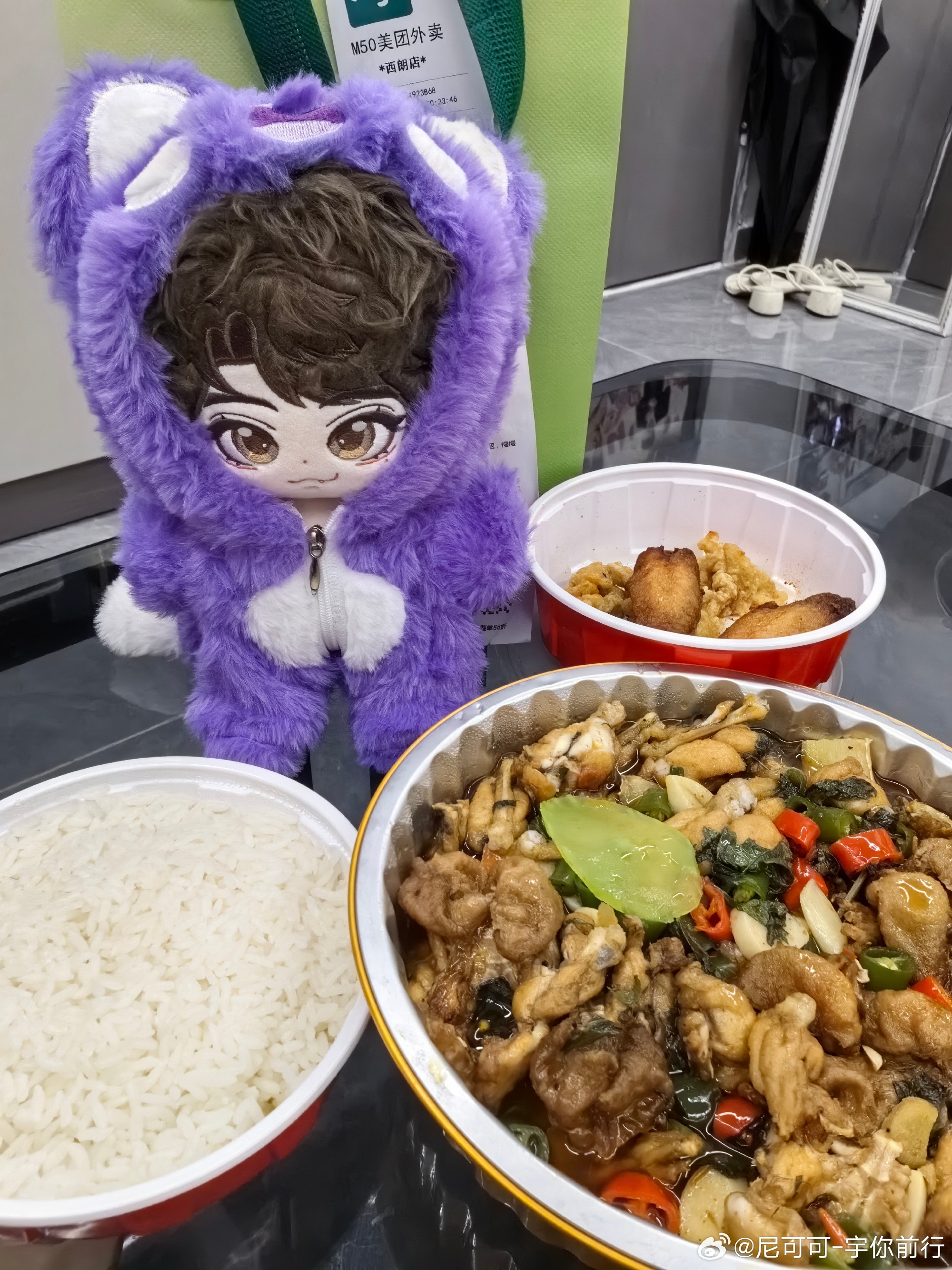 冯建宇  💜 💜  带嘟嘟又出门玩啦！！嘟嘟第一次和朋友小猫咪朋友...