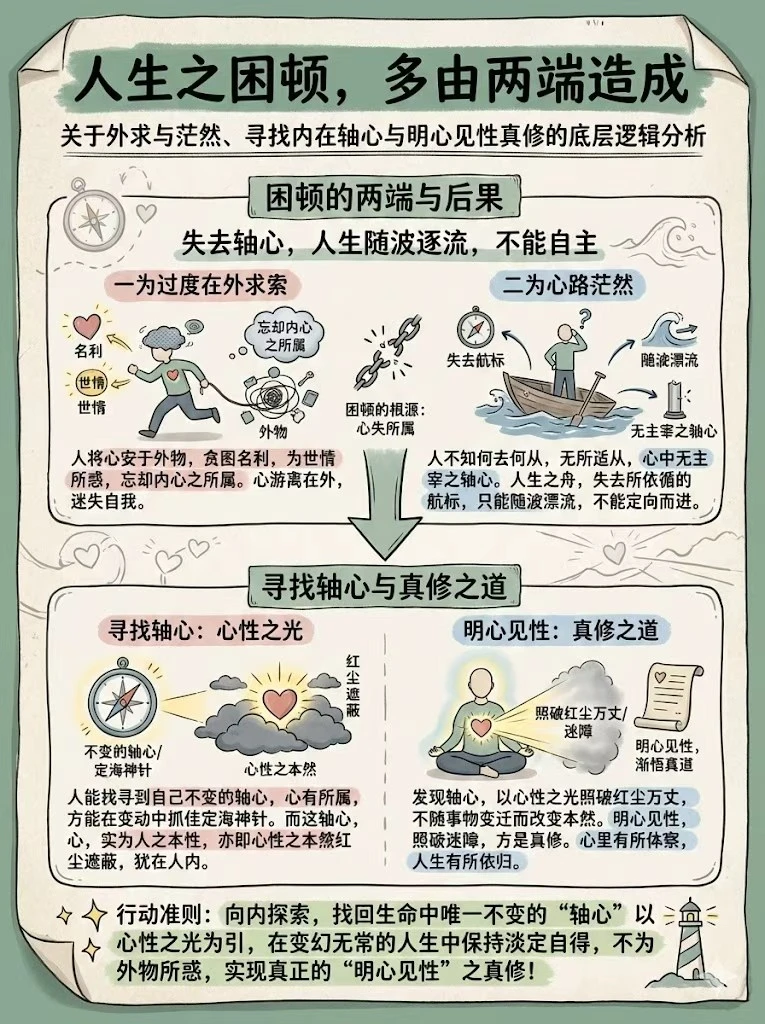 原来人生 90% 的内耗，都源于 “两端困境”