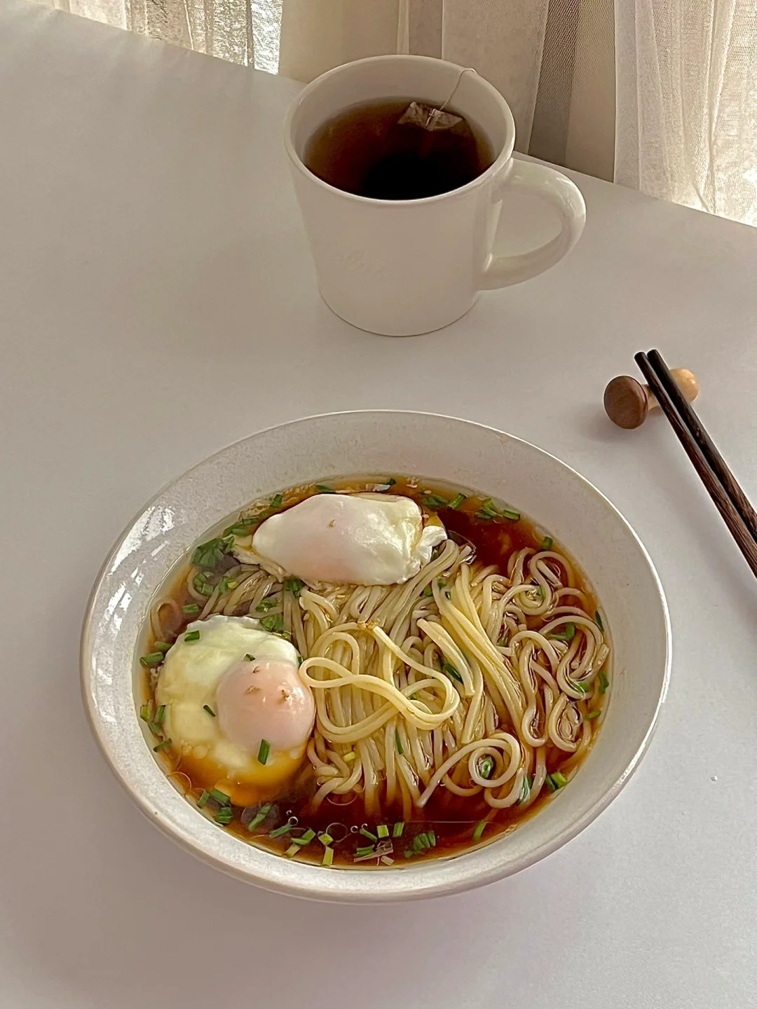 ☀️工作日早餐｜生日给自己煮的阳春面🍜