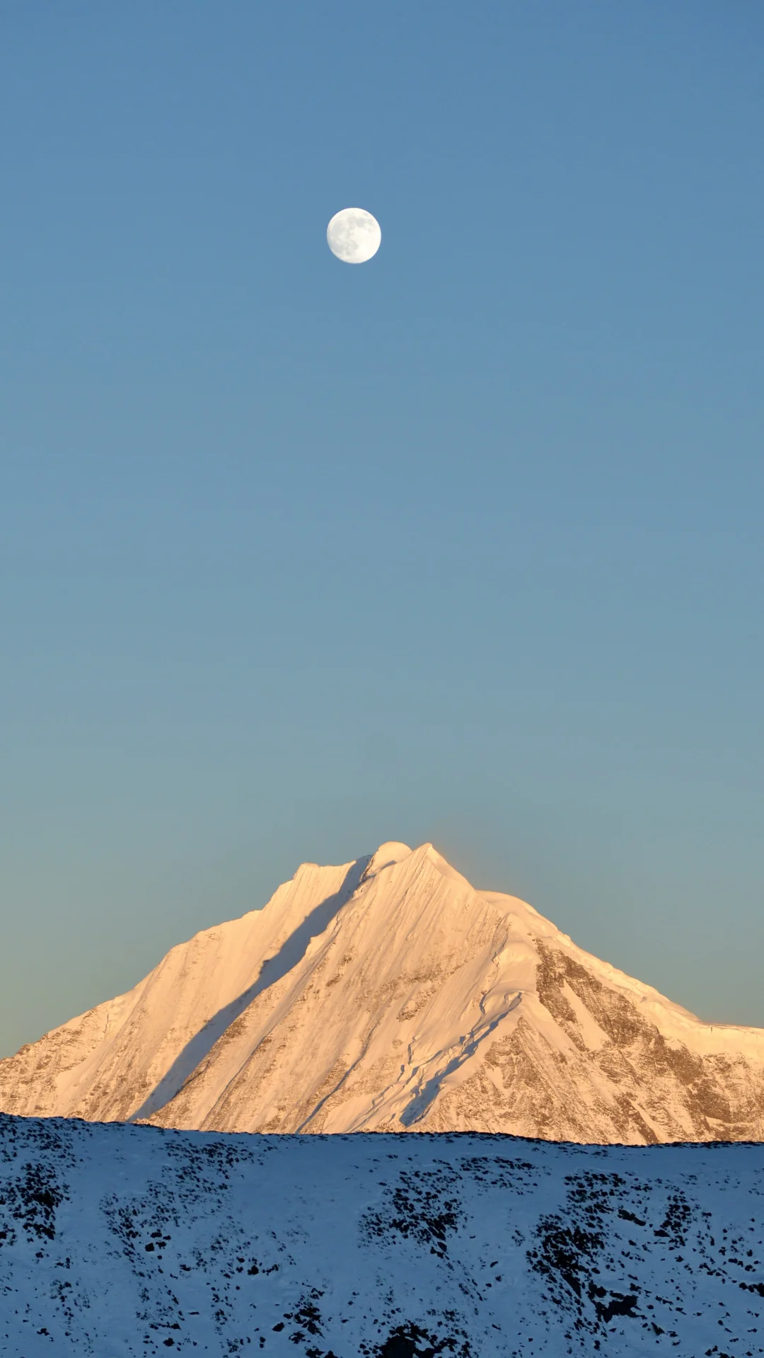 冷嘎措｜算准时间，你拿捏的不仅是日照金山