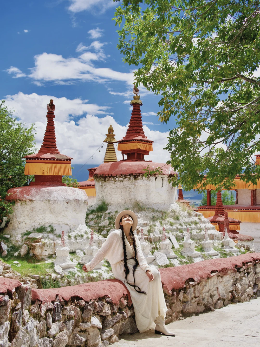 拉萨周边居然藏着这么好看的寺庙🌿
