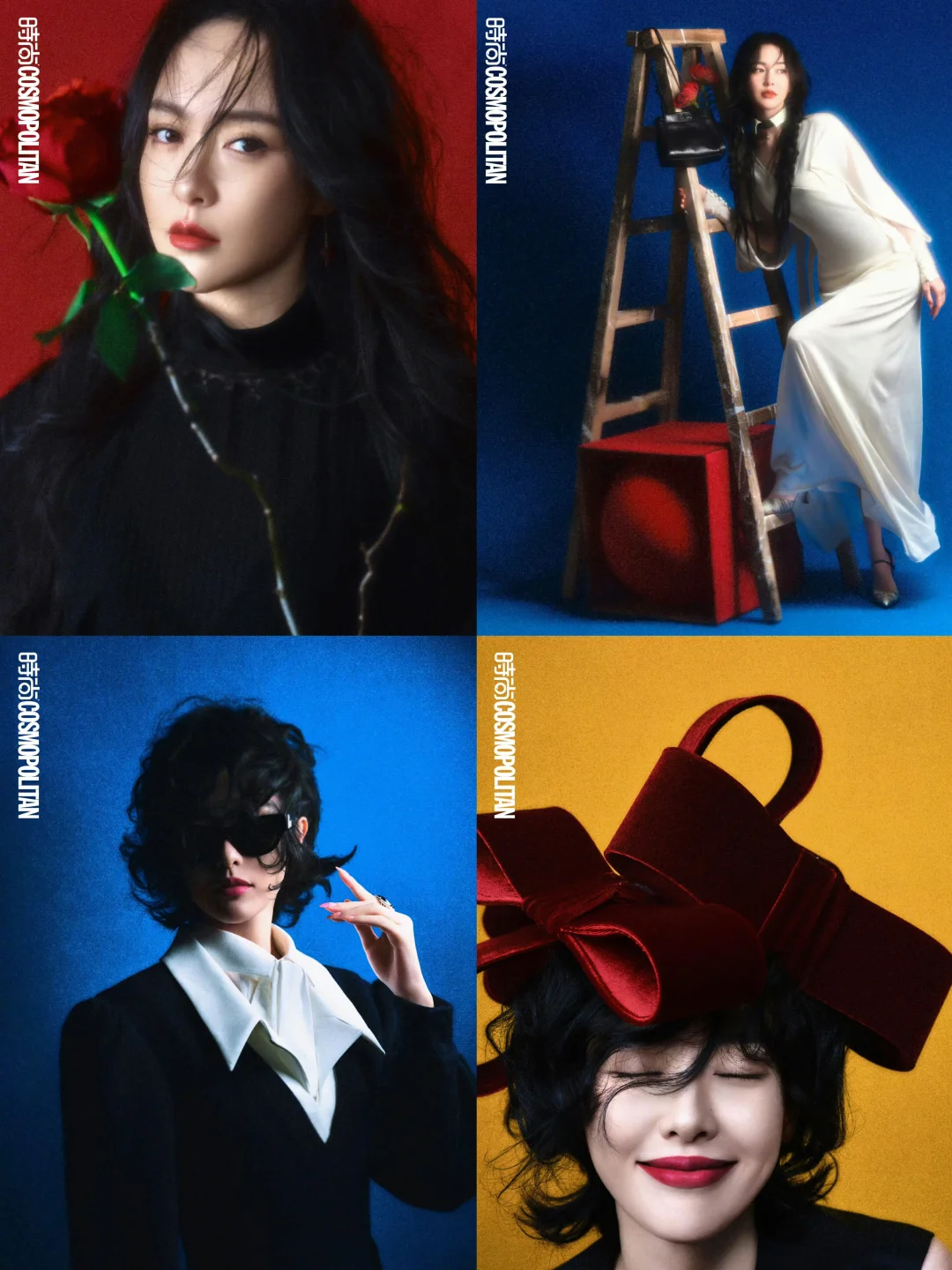金九重磅！唐嫣八登时尚COSMO🧡❤️💙