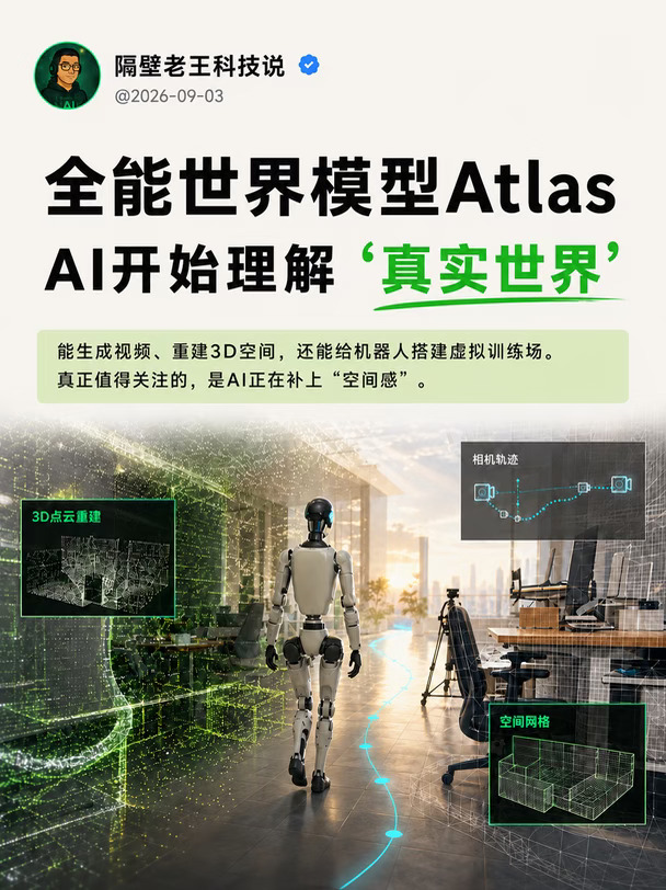 李飞飞的Atlas，让AI开始理解真实世界