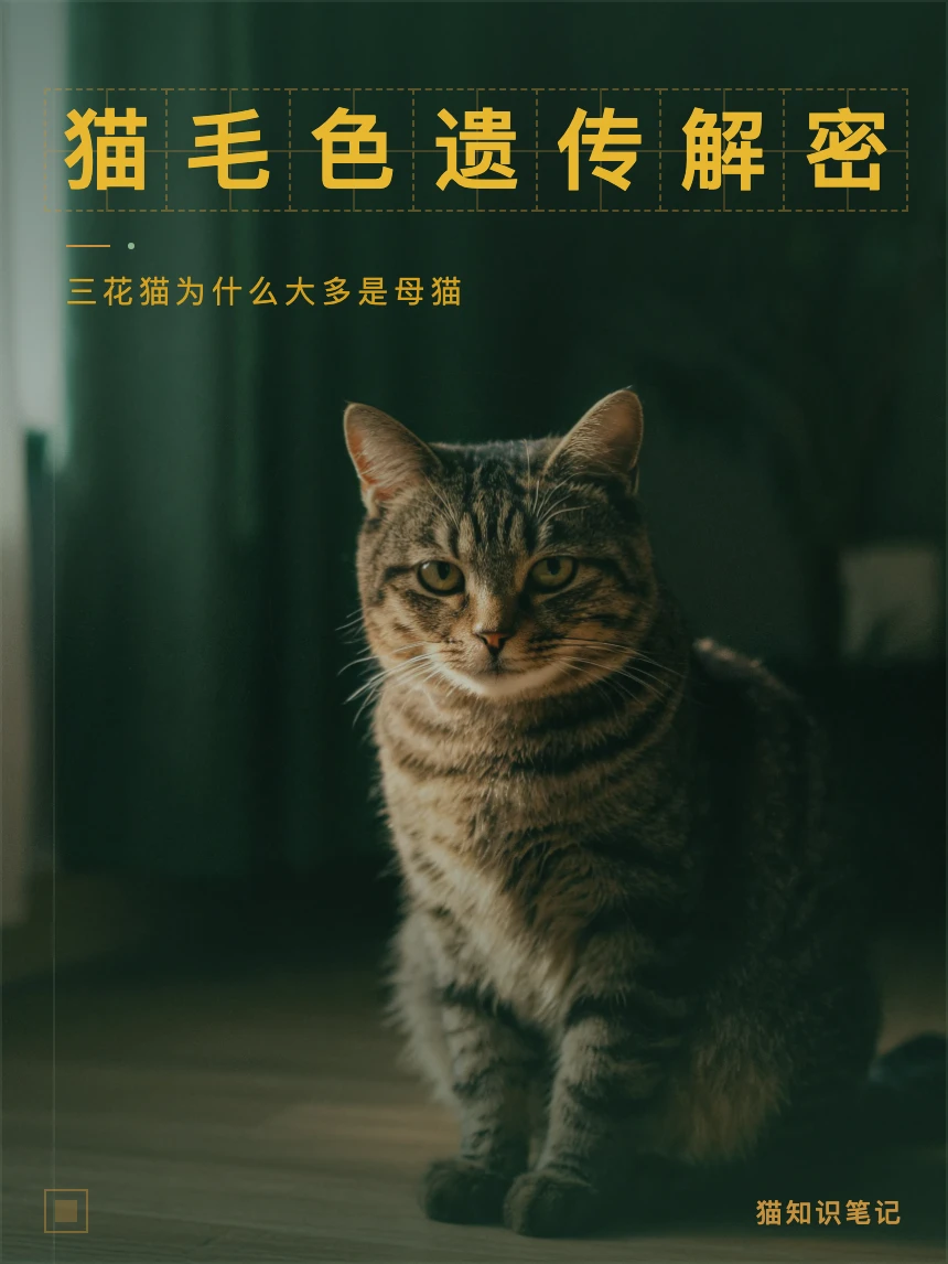 纯色猫怎么来的三花猫为什么都是母猫