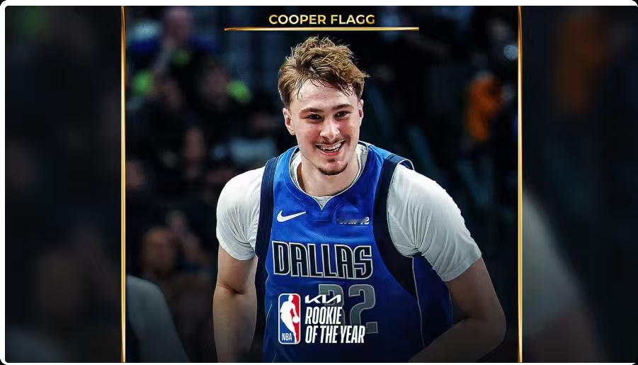 弗拉格被评为2025-26赛季NBA年度最佳新秀    作为NBA比赛...