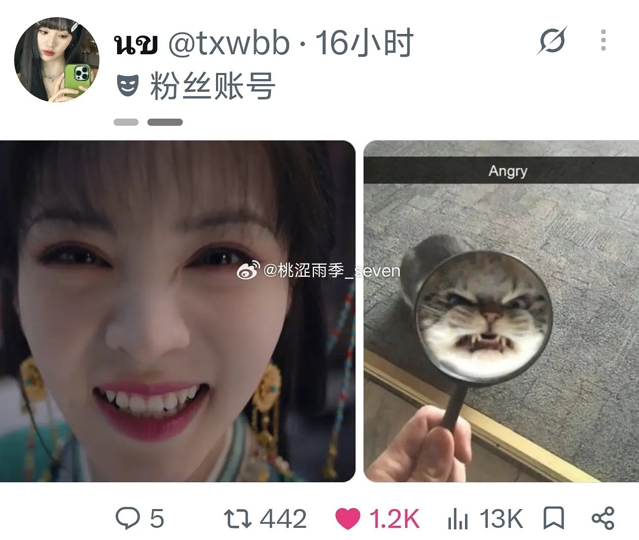其实外网都在夸老田君黛演的可爱 ​