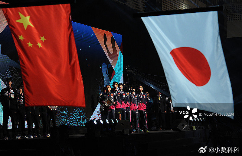 #张继科[超话]#  20150929，泰国，2015亚洲乒乓球锦标赛男团决赛，中国3-0日本 实现九连冠（cr:视觉中国） ​
