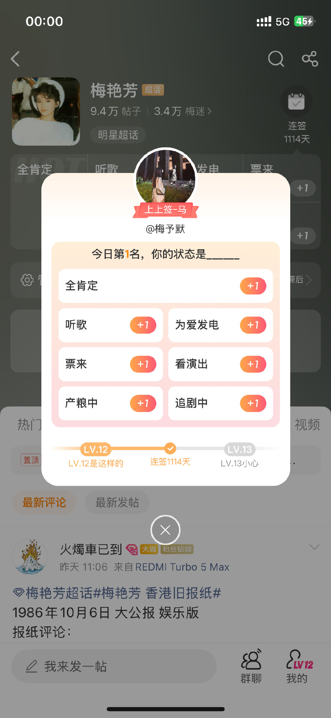 #梅艳芳[超话]#
