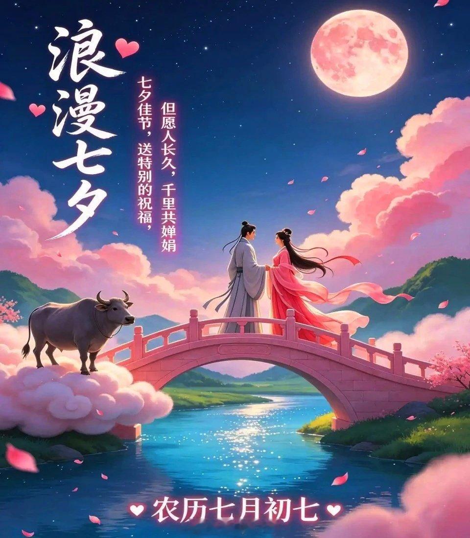 #别克爱的主打车七夕满配出发#
念着，想着，七夕欢喜而至，6句七夕节快乐祝福语，愿你平安顺遂，万事舒心，所得皆所愿，眉眼带笑，心中有爱，眼中有光，过得越来越幸福，愿你有告白的勇气，也有被爱的幸运。
#别克至境L7纯电上市16万99起# ​