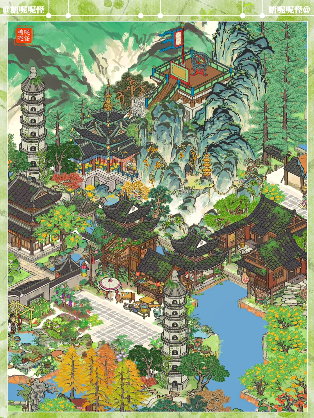 宁波府天一阁片区大场景布局图文版来啦🥰