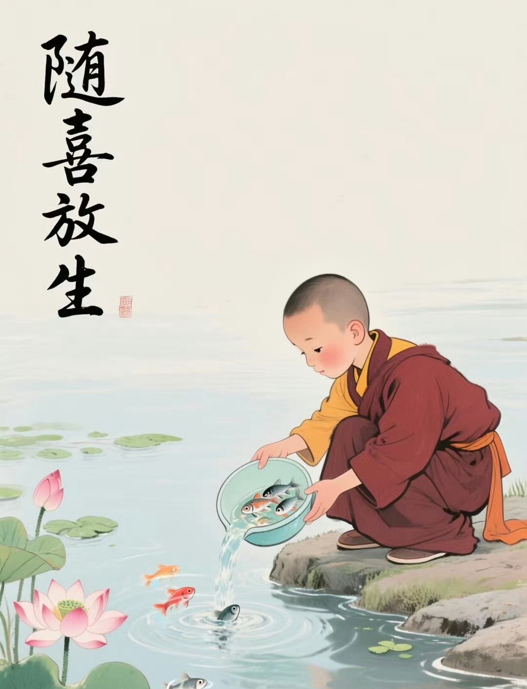 八月初一，因缘殊胜，正是修善培福，忏悔消障的好时机。若近来诸事反复，阻碍偏多，心愿迟迟难成，不妨借初一善缘放生护命，以慈悲之行种下新的善因。 ​​​