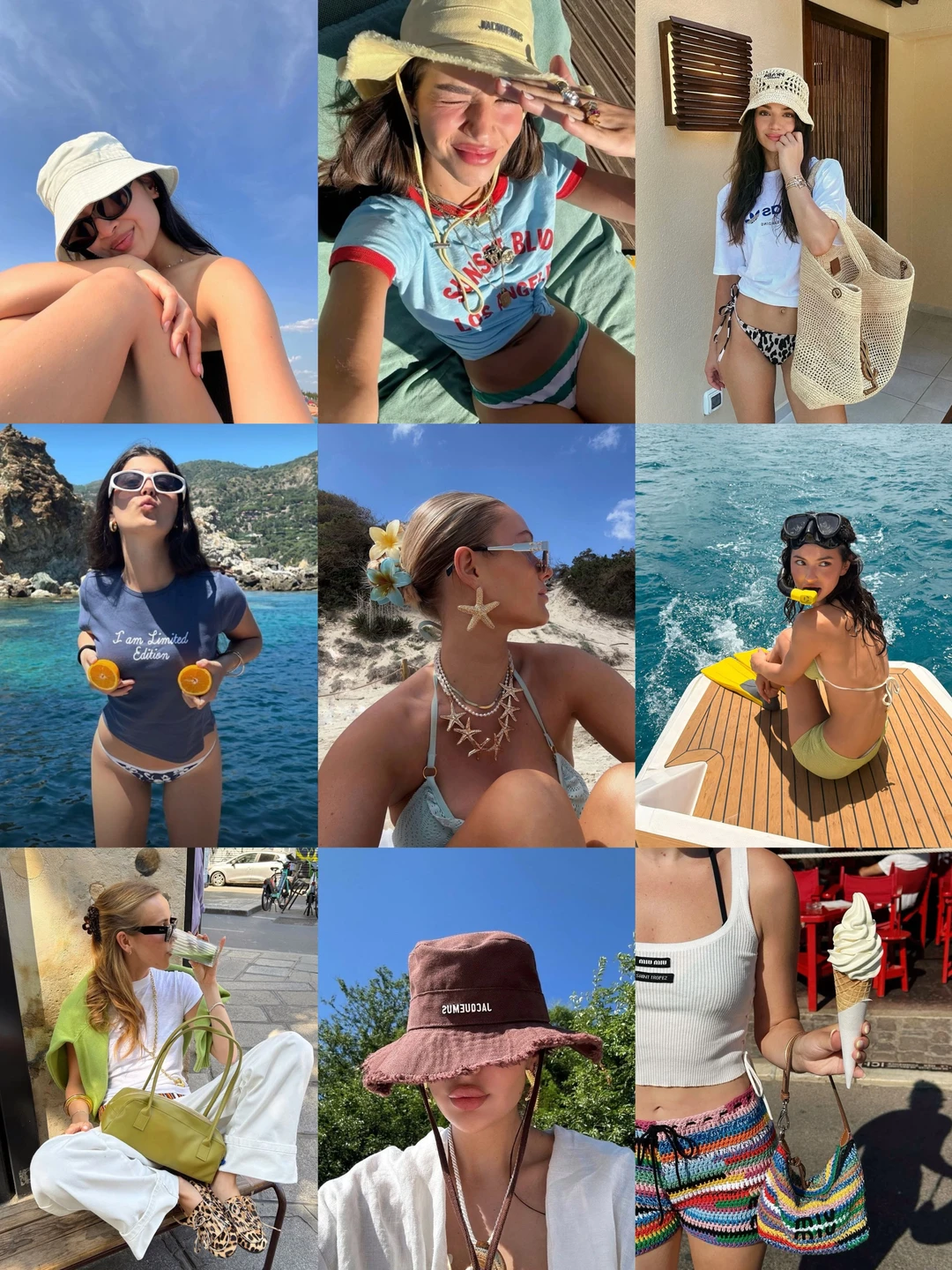 ins爆火的拍照姿势📸白女美学度假穿搭🏖️