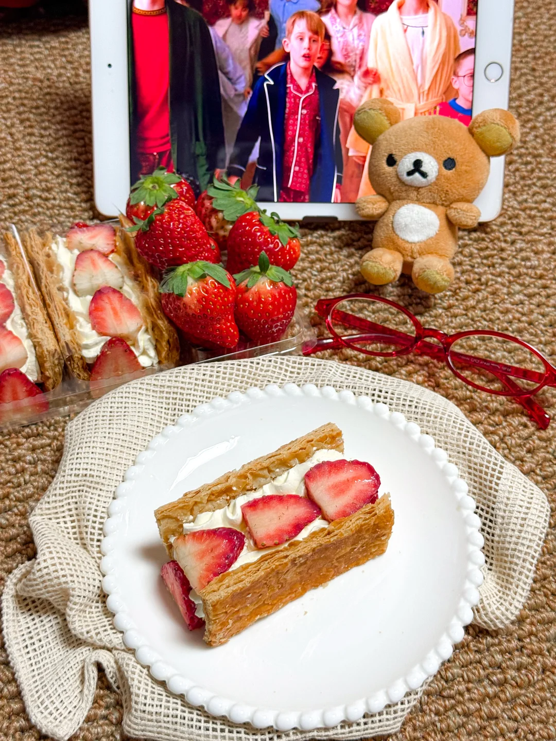 圣诞季从草莓蛋糕开始🍓🍓🍓