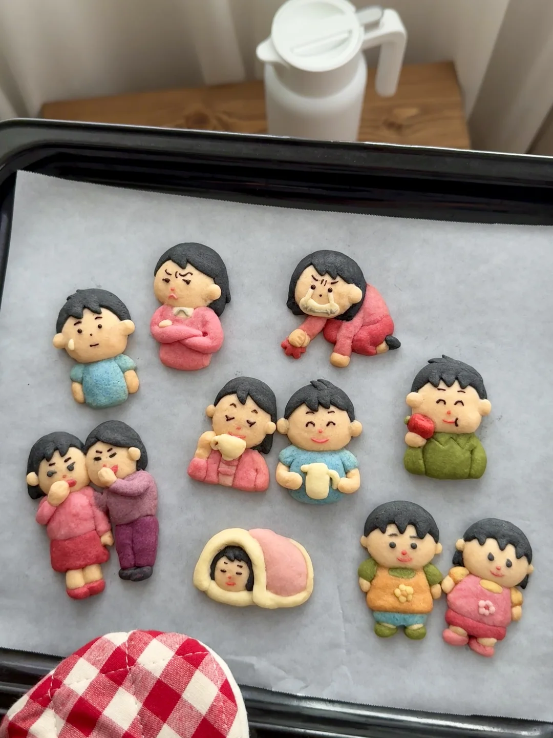 👩🏻‍🍳烤一盘插画小人曲奇