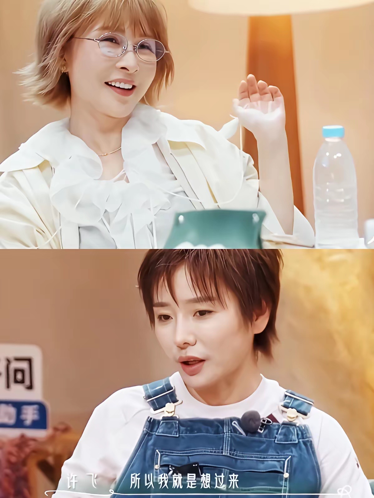 明眼人都看得出，许飞不是不知道厉娜为什么跟她闹掰，只是她不认为厉娜被雪藏完全是因为自己。

张萌问两人到底因为什么闹掰，许飞却说不知道，也不觉得自己背刺了厉娜，厉娜听完直接冷笑。

其实从许飞的表情和语气就能看出来，她是知道自己理亏的，但同时也觉得：说不说都影响不了厉娜被雪藏的结果， ​