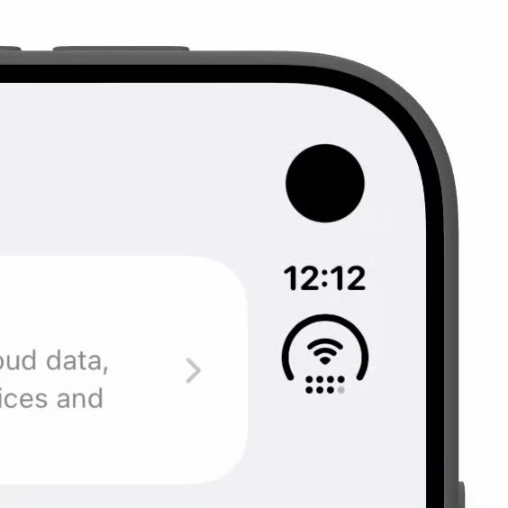 iPhone Duo 双卡的话信号是这样显示的，感觉也还可以啊[并不简单] ​