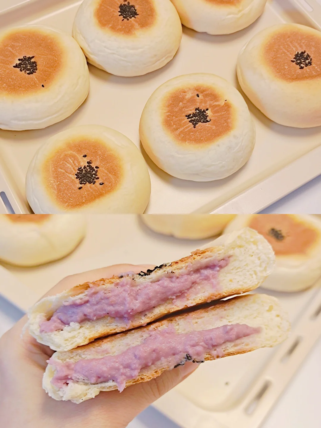 松软香甜‖软fufu的日式芋泥饼也太好吃了吧