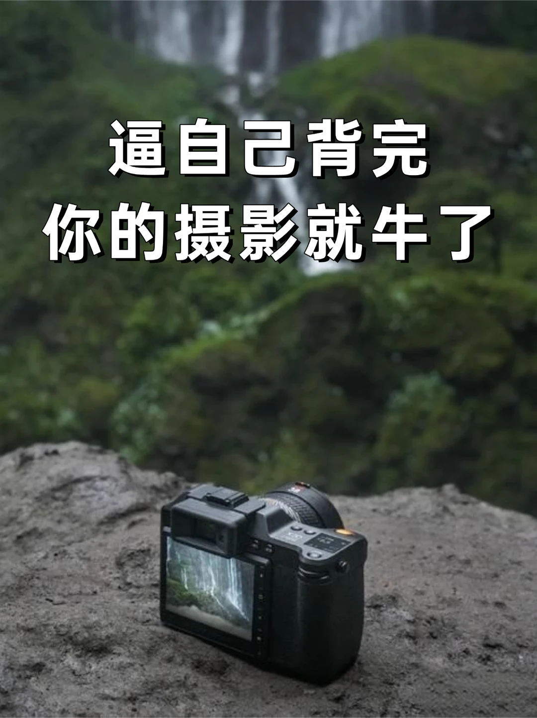 逼自己背完，你的摄影就牛了！