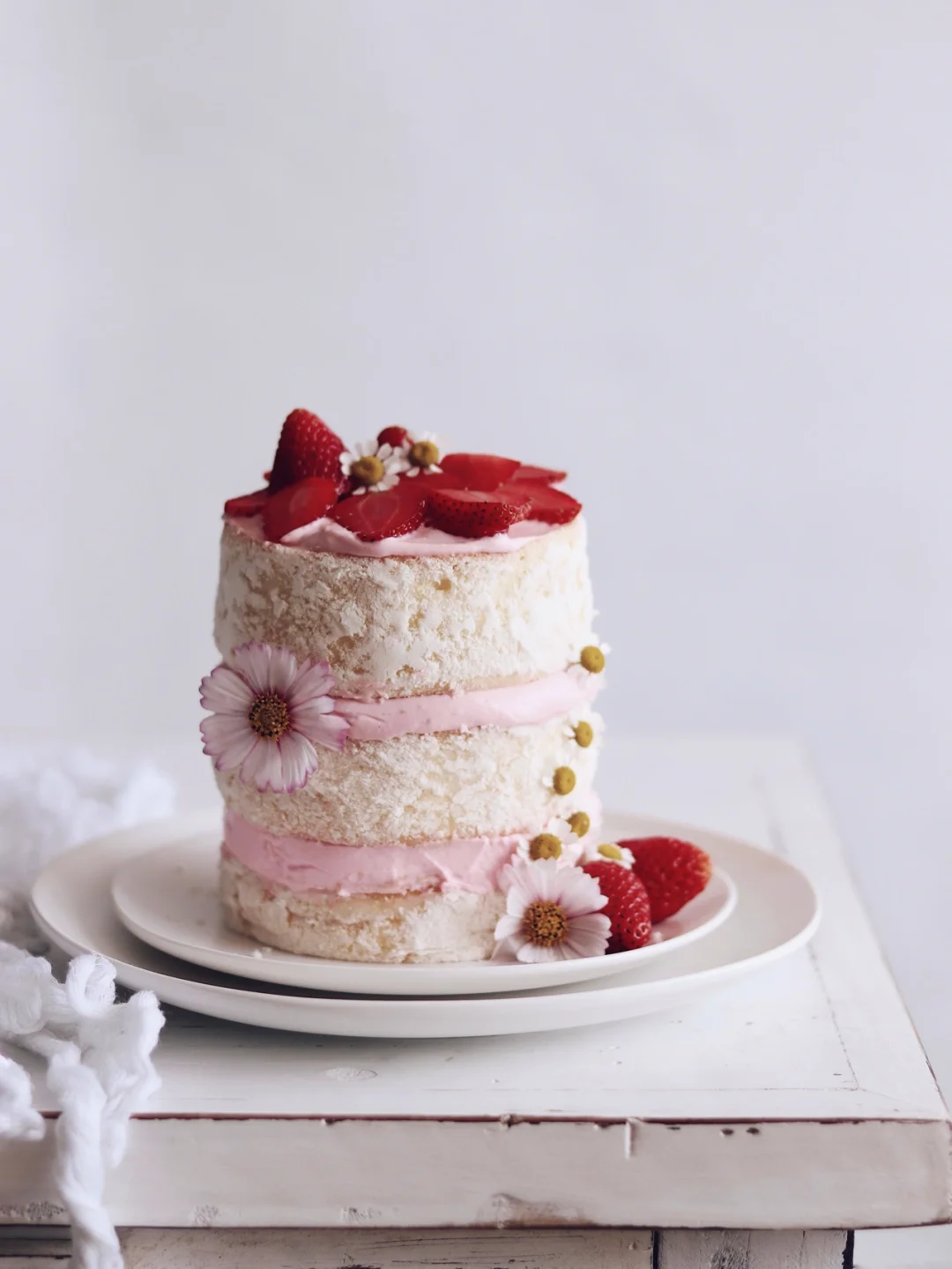 糖霜戚风奶油蛋糕｜与众不同💖超级好吃
