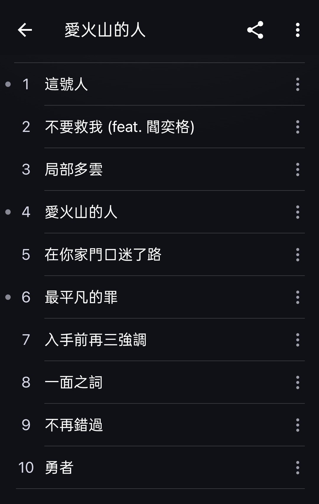 惊觉这就是在对标许光汉啊，但是怎么除了track7, 8两首还有的比之外，别的都是降降降级的程度。四五年的时间，我们还能等到像〈许光汉〉、〈明室〉这样子的流行作品吗，田馥甄我在等你。 ​