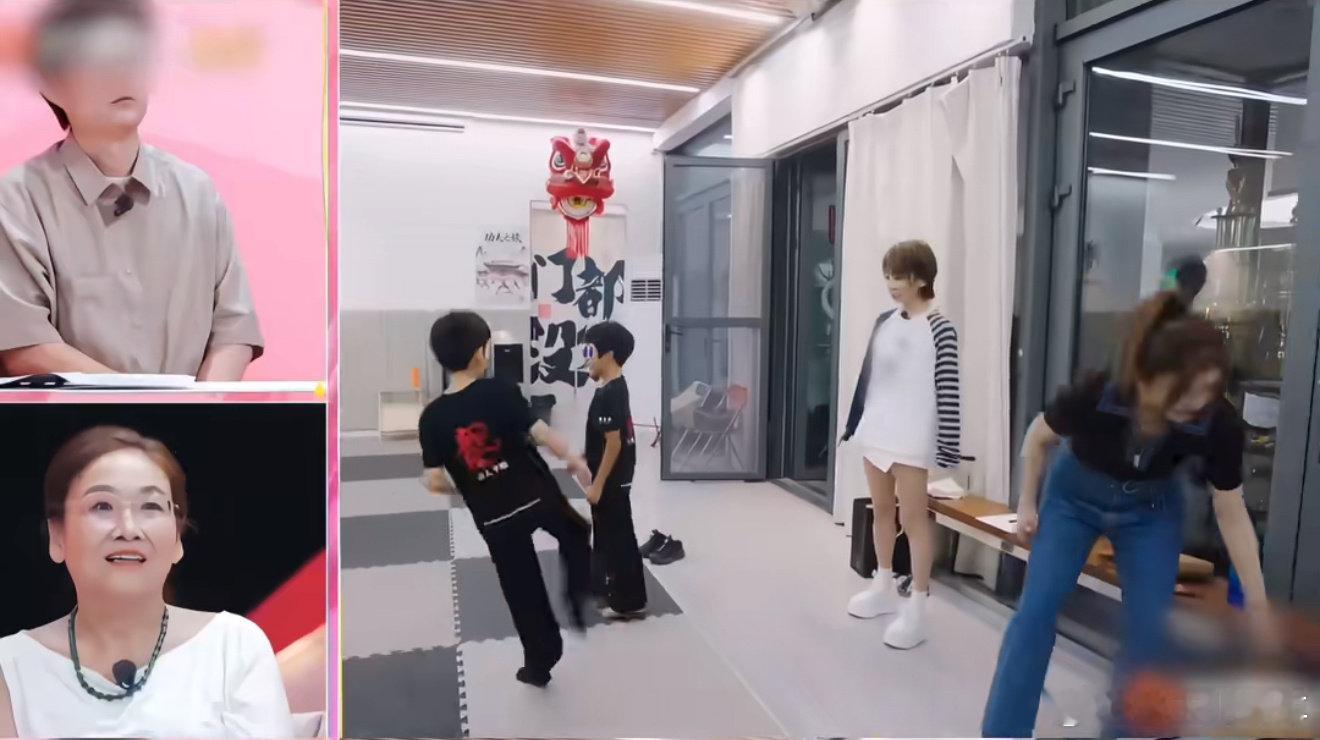 #陈妍希儿子谢楠儿子见面就打#
看热搜还以为俩小朋友闹别扭，原来是武术搭子的见面仪式。见面先切磋两下，打完还是好朋友 ​