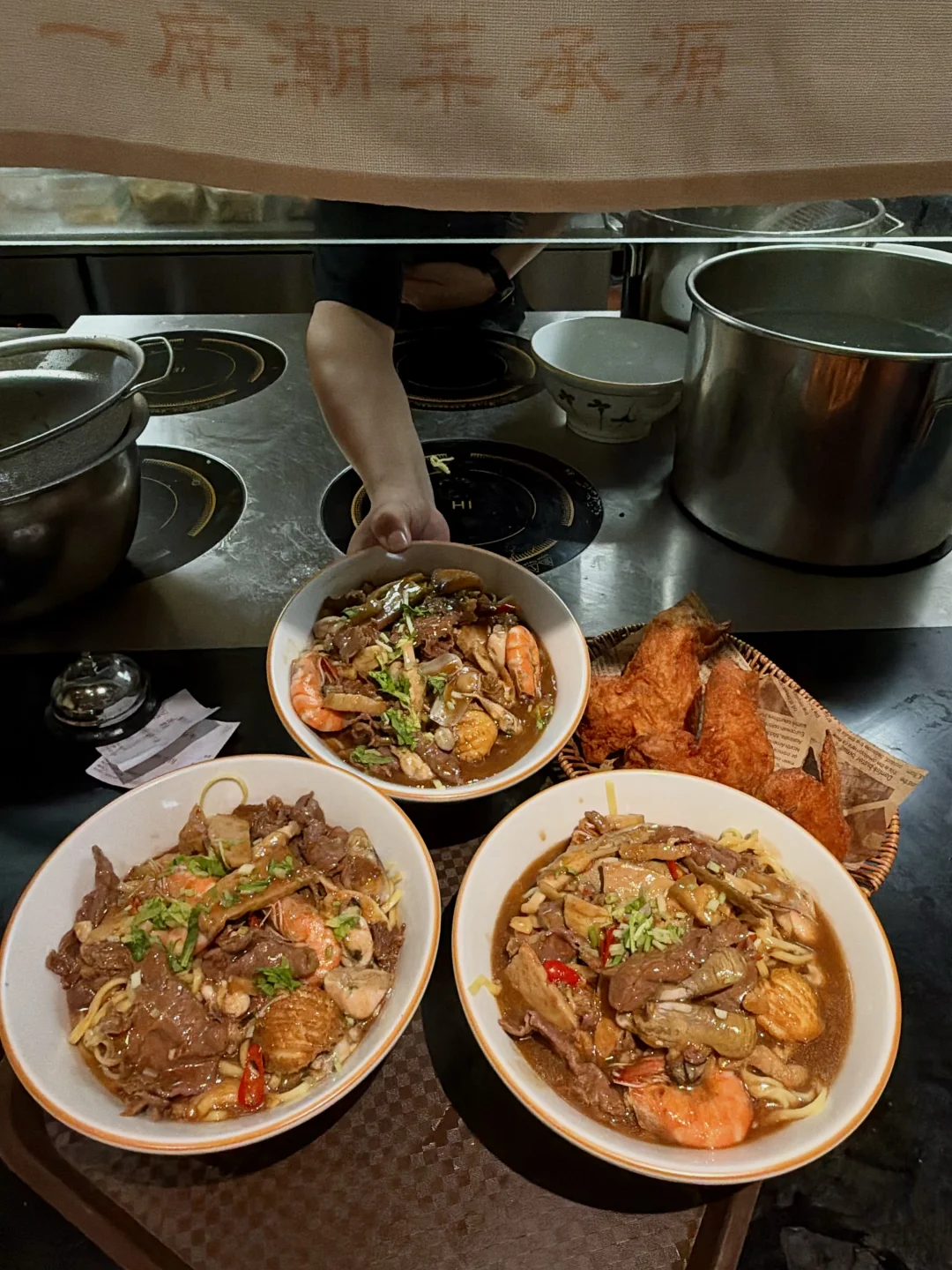 分享北京路极品好吃沙茶牛肉海鲜捞面！！