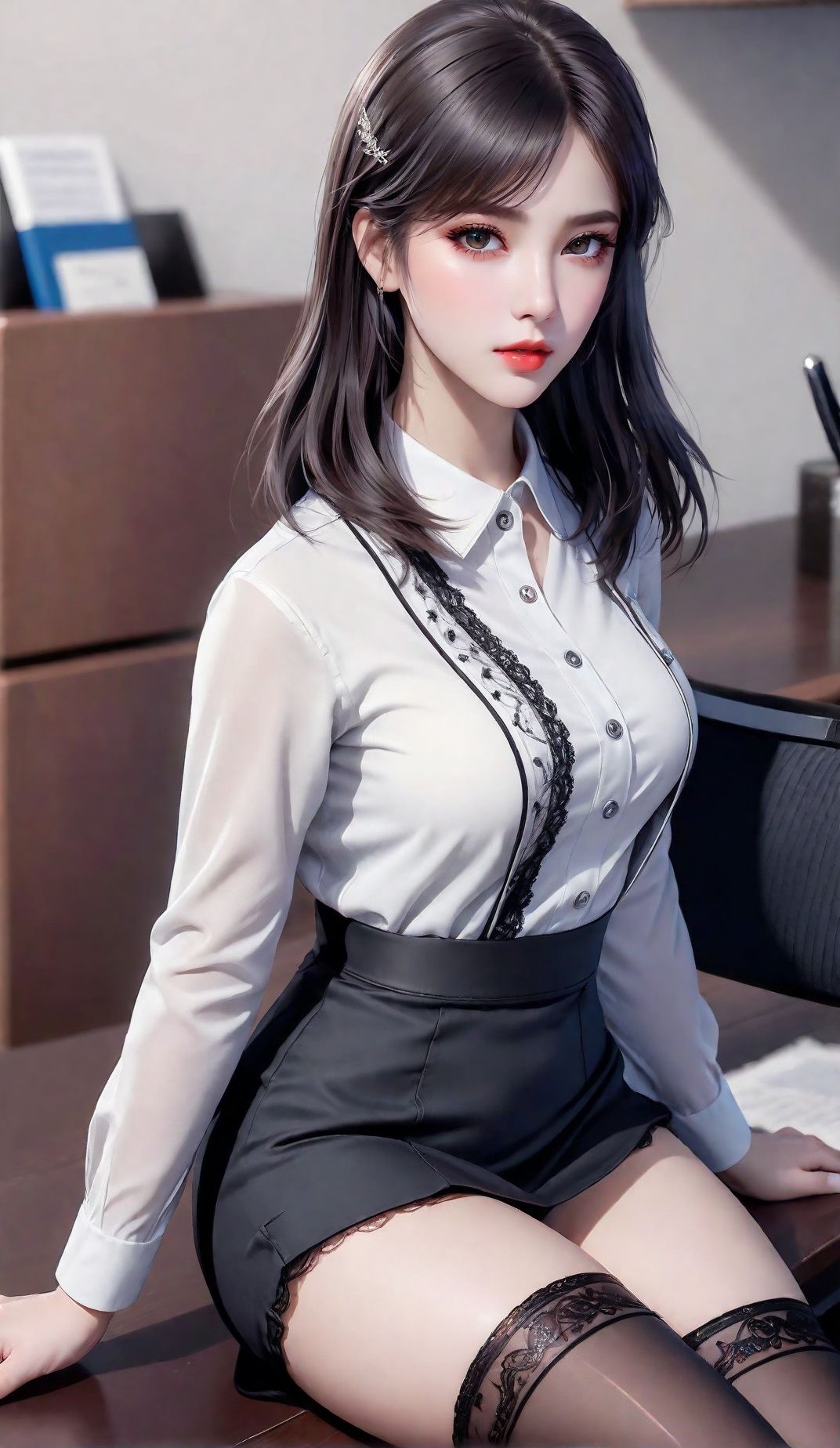 气质女白领，优雅大方，尽显职场魅力！